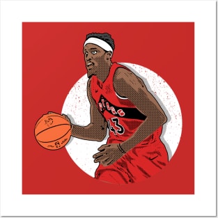 pascal siakam comic style Posters and Art